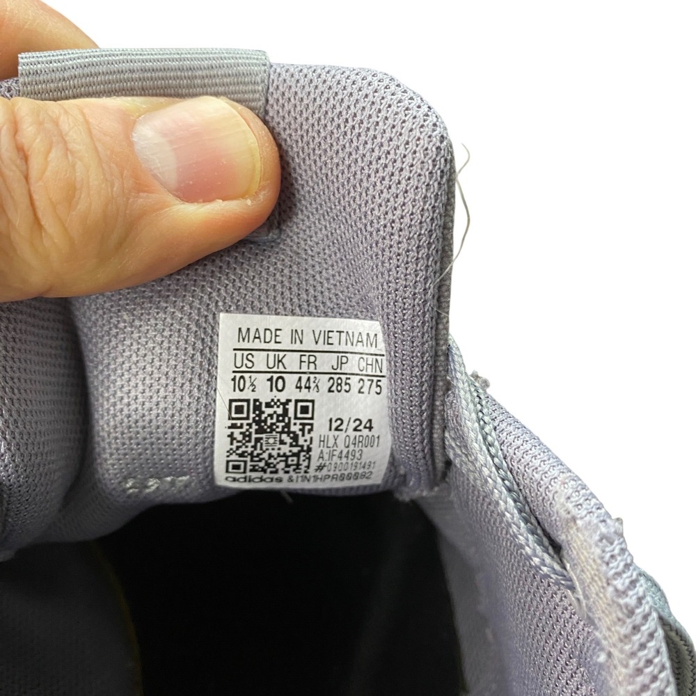 Adidas Daily 3.0 Mens Sneakers Grey Black Canvas Low Top Shoes IF4493 Size 10.5 - Picture 2 of 14